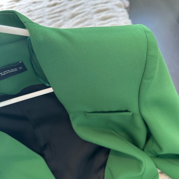 Zara Vibrant Green Women’s Blazer - Picture 7 of 9